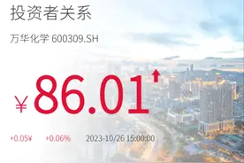 化工龙头“万华化学”，怎么可以这么优秀？图片