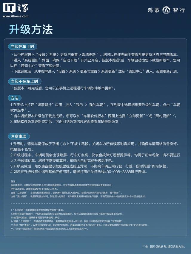 鸿蒙智行OTA国庆版开启推送