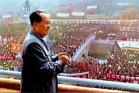 1970年，50万人民齐聚首都召开大会，坚决维护毛主席这一庄严声明图片