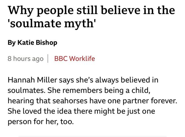 读BBC学英语:soulmate 灵魂伴侣