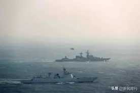 军事 | 中国海军又一艘133舰与俄巡洋舰同框，不胜感慨！图片