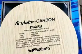 乒乓球：我所烧过的那些底板～蝴蝶viscaria（横板蝴蝶王）图片