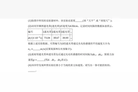 2022年辽宁高考物理实验题(二)图片