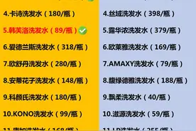 紧急大曝光！国内公认黑名单洗发水曝光！飘柔上榜！这几个国货牛图片