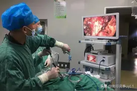 衡阳县人民医院泌尿外科成功开展首例腹腔镜输尿管切开取石术图片