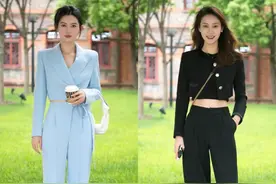 同样是“阔腿裤”，为什么别人穿时髦洋气？原因有以下这4点图片