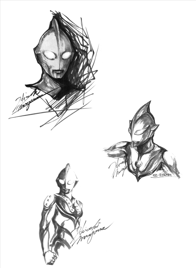 丸山浩笔下的设计画集，展示了迪迦奥特曼的诞生与形成