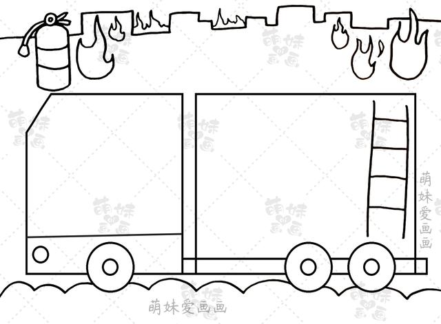 含文字内容的2022消防安全手抄报及主题画合集，简单又漂亮