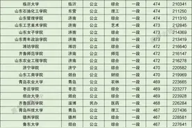 山东各大学2022在鲁录取分数线及位次——供2023高考生(家长参考图片