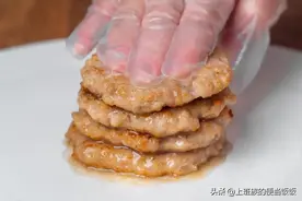 肉饼最香的做法，鲜嫩可口，香绝了图片