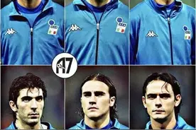 2002年韩日世界杯意大利颜值跟实力巅峰，怀念那一批球员图片