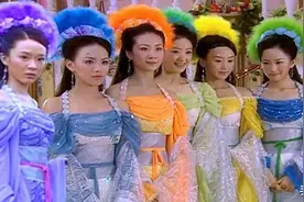 盘点经典老剧《欢天喜地七仙女》，七种颜色你最喜欢哪一个呢？图片