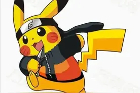 跨界cos-皮卡丘版的火影忍者图片