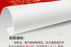 武汉通学生卡业务暂停发货！附武汉通客服点春节营业时间图片