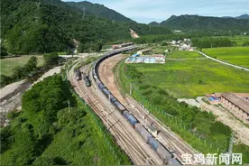全国最大坡道铁路宝成线“集中修”全面展开图片