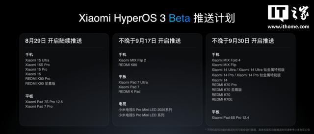 澎湃OS 3更新Beta第二版，张国全解释小米14为何无缘首批