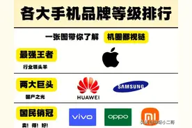 一张图看懂手机圈品牌鄙视链图片