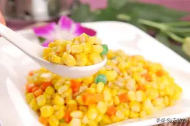 小朋友超喜欢的美味，香甜玉米粒的饭店做法，在家轻松就能做好图片