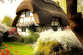 梦幻般的茅草屋美图，简直美翻了图片