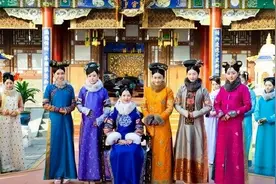 皇太极的一后四妃，三人是同部族姑侄，两人曾是同嫁一夫的孀妇图片