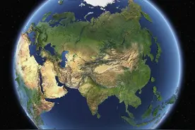 高清世界＋大洲地形图图片
