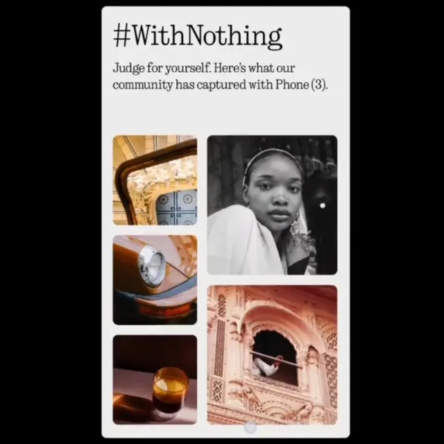 Nothing Phone（3）展示机5张样张全来自图库，联合创始人致歉