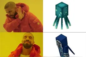 为什么Minecraft国际玩家如此愚蠢，投出“发光鱿鱼”这个废物？图片