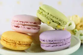 颜值爆表的法国马卡龙，每一口都能酥爆你的少女心图片