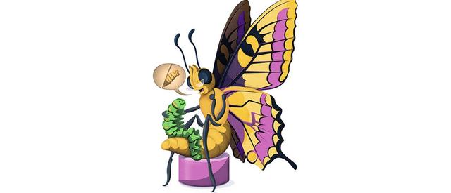 蝴蝶会有毛毛虫时期的记忆么？为了变成蝴蝶，将内脏都溶成液体