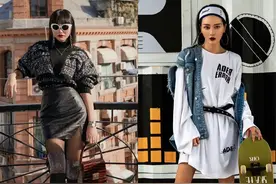 这是我见过最土的穿搭：丝袜+运动鞋、卫衣+小脚裤！快看你是吗？图片