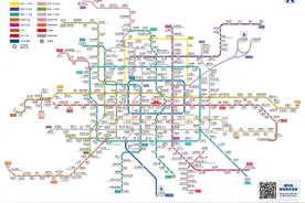 北京最新地铁线路图！还有这些站点建设进展图片