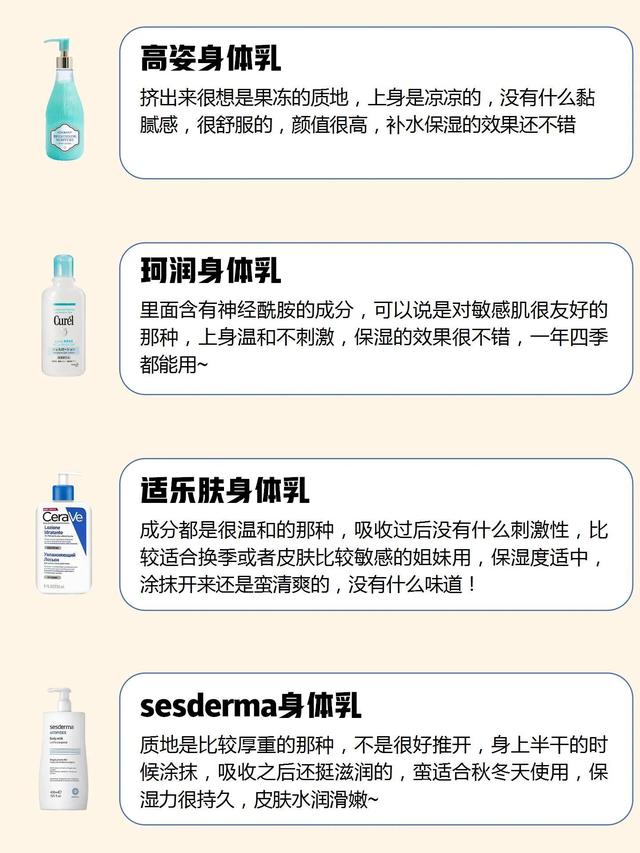 提亮效果的身体乳