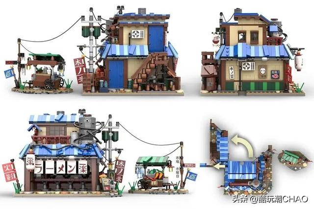 乐高IDEAS作品《火影忍者：一乐拉面馆25周年纪念》三获万票支持