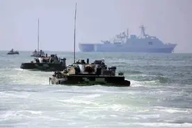 美军兵推海峡冲突过程，第二种局面：美军介入，我方登陆力量尽墨图片
