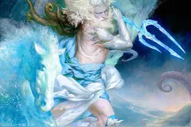 造反失败，被贬人间造墙，古希腊最惨主神——波塞冬图片