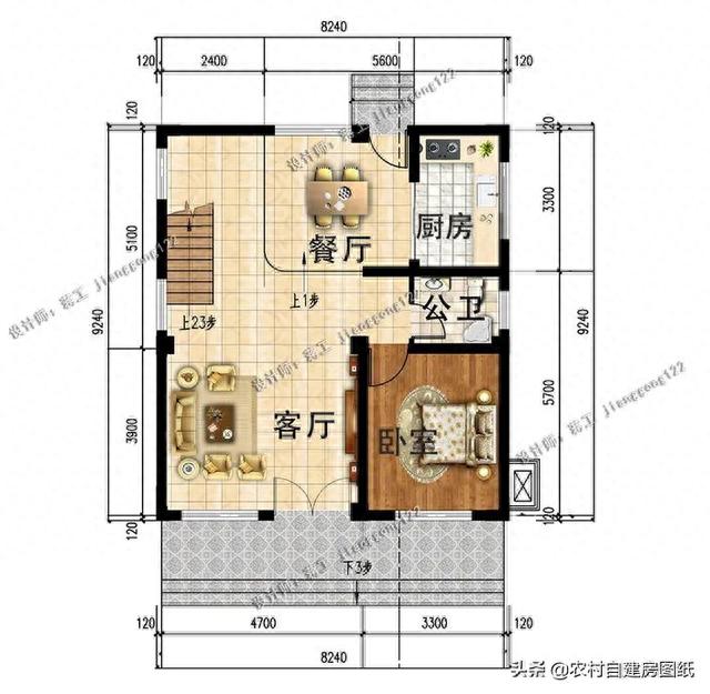 3款三层农村别墅，一见倾心，这样现代风格的别墅60年都不会过时