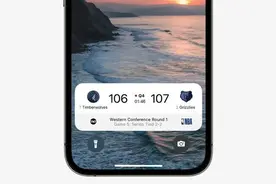苹果 iOS 16 锁屏将支持显示 NBA、MLB 和英超联赛实时比分图片