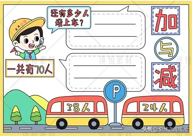 小学生数学常用手抄报200张