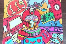 “我是小小消防员” | 优秀绘画作品展播（三）图片