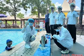 保证游泳池水质安全！南宁市开展游泳场所专项监督检查图片