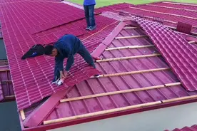 树脂瓦和彩钢瓦做屋顶哪个好？哪个更耐用？图片