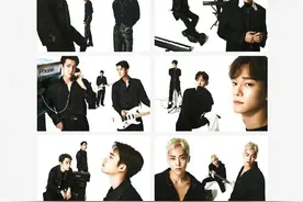 EXO2023年台历曝光，六人合体颜值超高，朴灿烈缺席引起粉丝不满图片