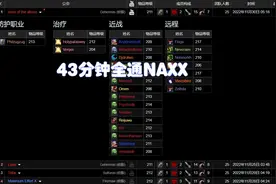 魔兽WLK：玩家43分钟全通NAXX，带15个近战，防战逆袭图片