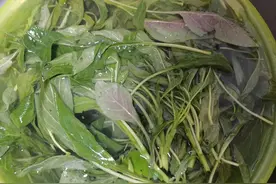 简单易上手的家常菜：清炒苋菜和辣椒炒蛋图片