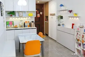 广州一家三口的小家火了：55㎡面积不大却切成三室，真的太好住了图片