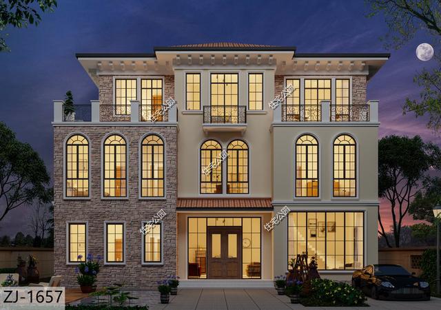 推荐10套带旋转楼梯的农村别墅,楼梯做螺旋设计,美观又大气