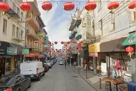 美国旧金山唐人街：这里什么都有，就是没有树图片