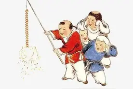 春节燃放烟花爆竹的起源图片