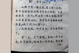 八十年代小学语文课本，学了三十年，课本里“寒号鸟”原来不是鸟图片