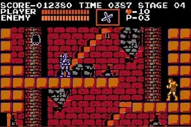 FC上的高难度硬核游戏代表，经典系列开山之作《恶魔城》图片